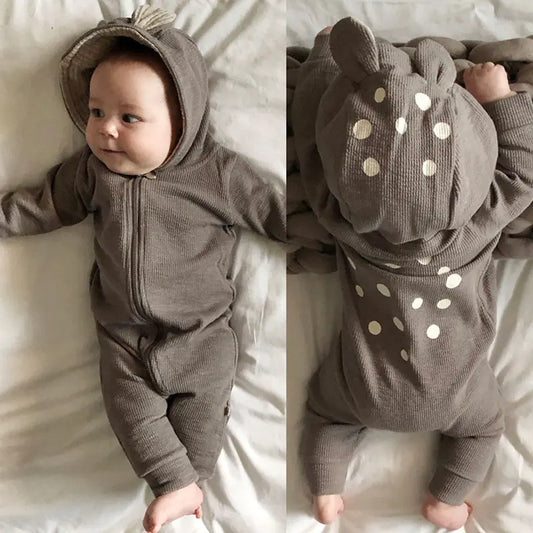 Spring/Fall Cartoon Infant Bodysuit